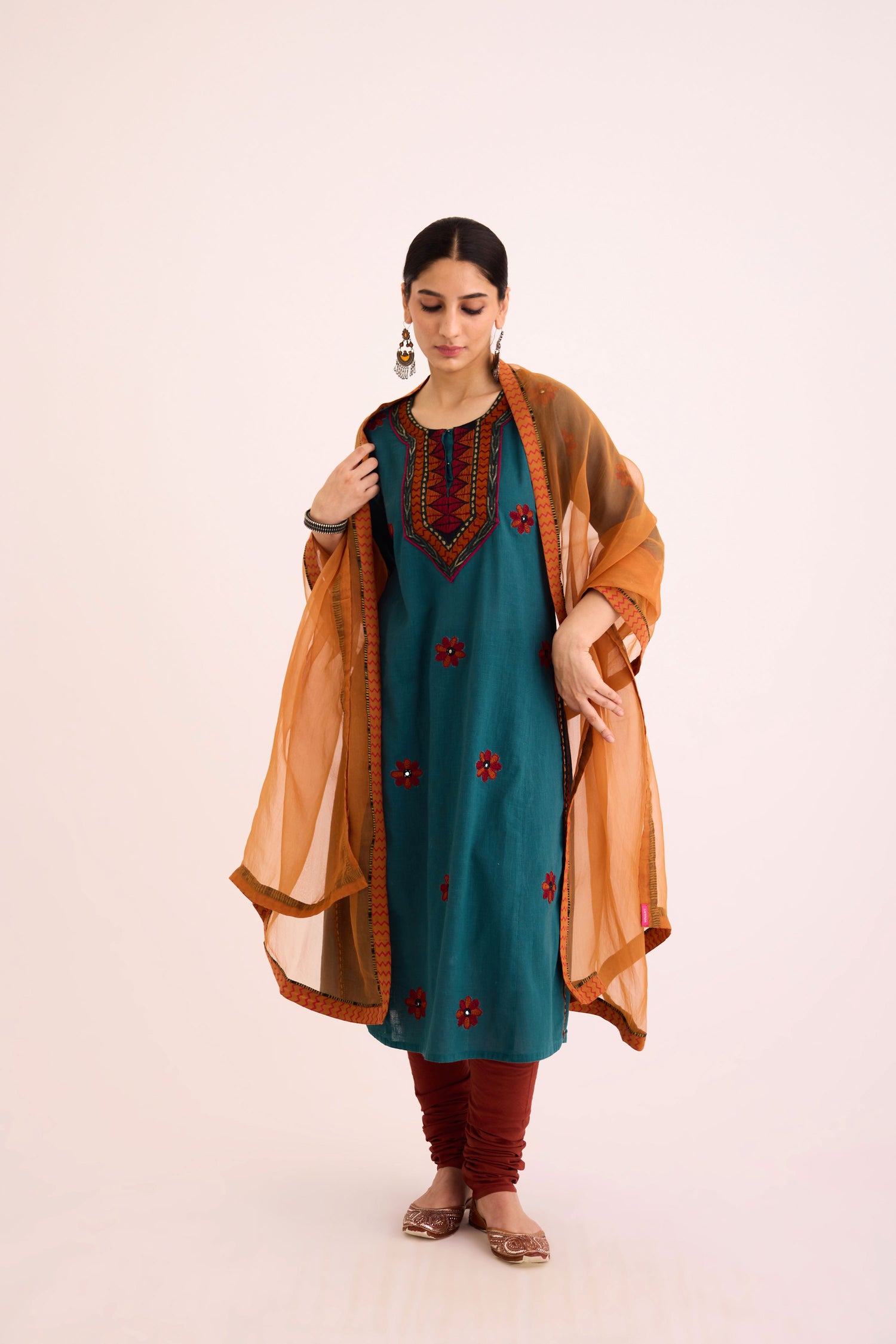 Medh Dupatta Mustard (9630435541291)