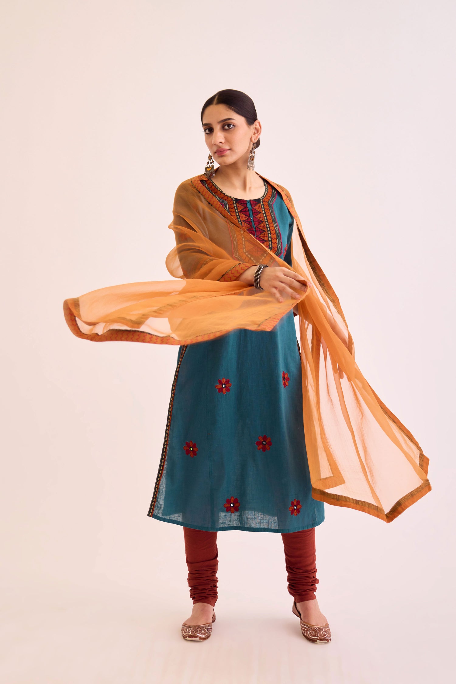 Medh Dupatta Mustard (9630435541291)