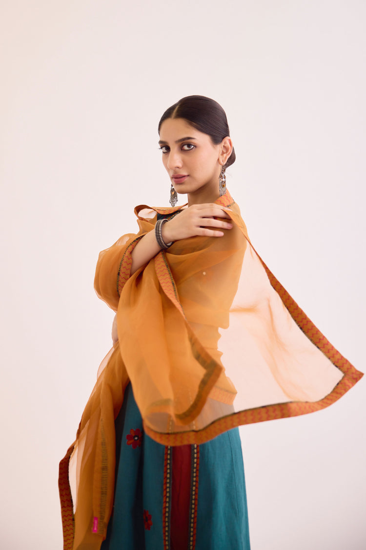 Medh Dupatta Mustard (9630435541291)