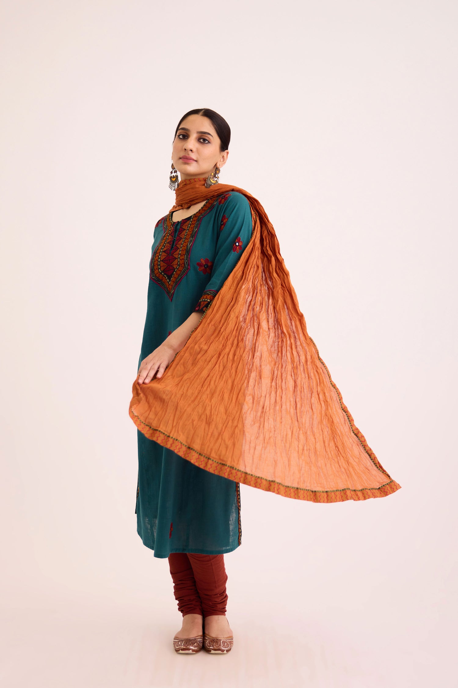 Rozana Dupatta Mustard (9630440685867)