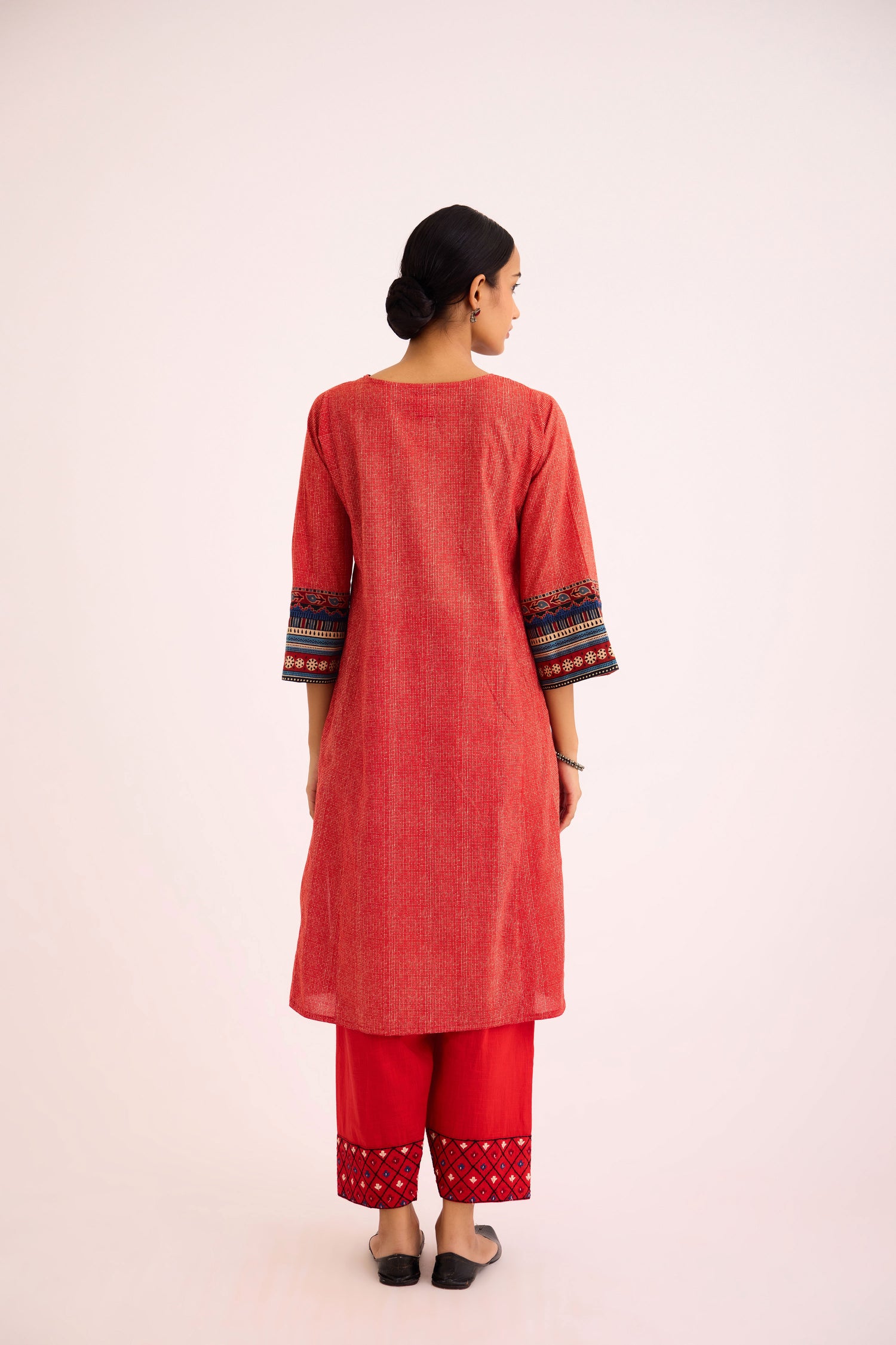 Phiran Kurta Red (9609967567147)