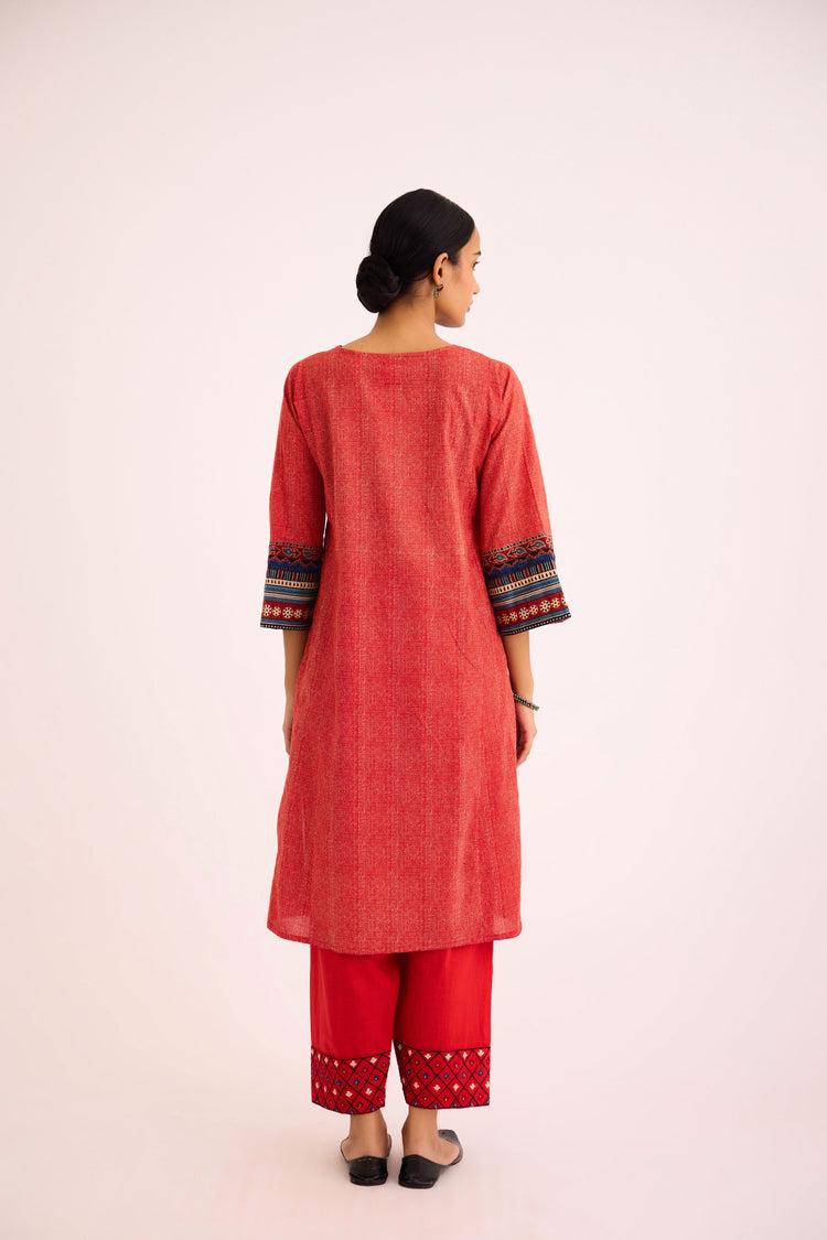 Phiran Kurta Red (9609967567147)