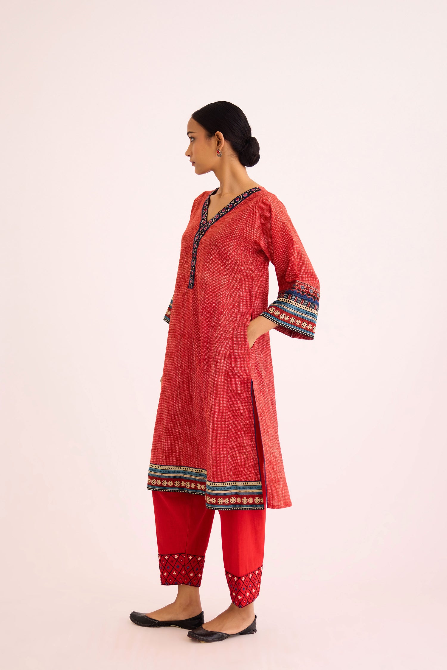 Phiran Kurta Red (9609967567147)