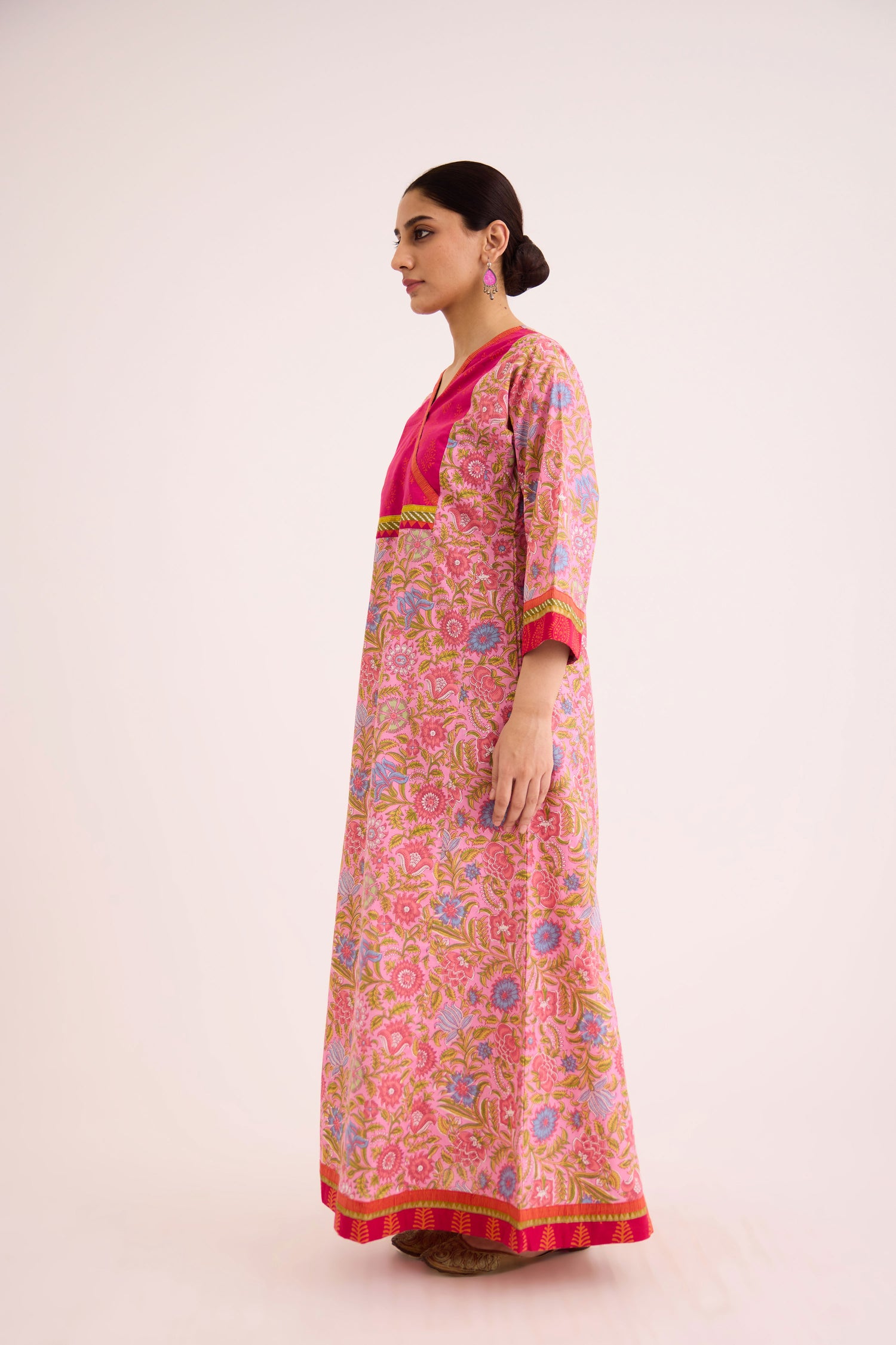 Rozana Caftan Peach Pink (9625382781227)