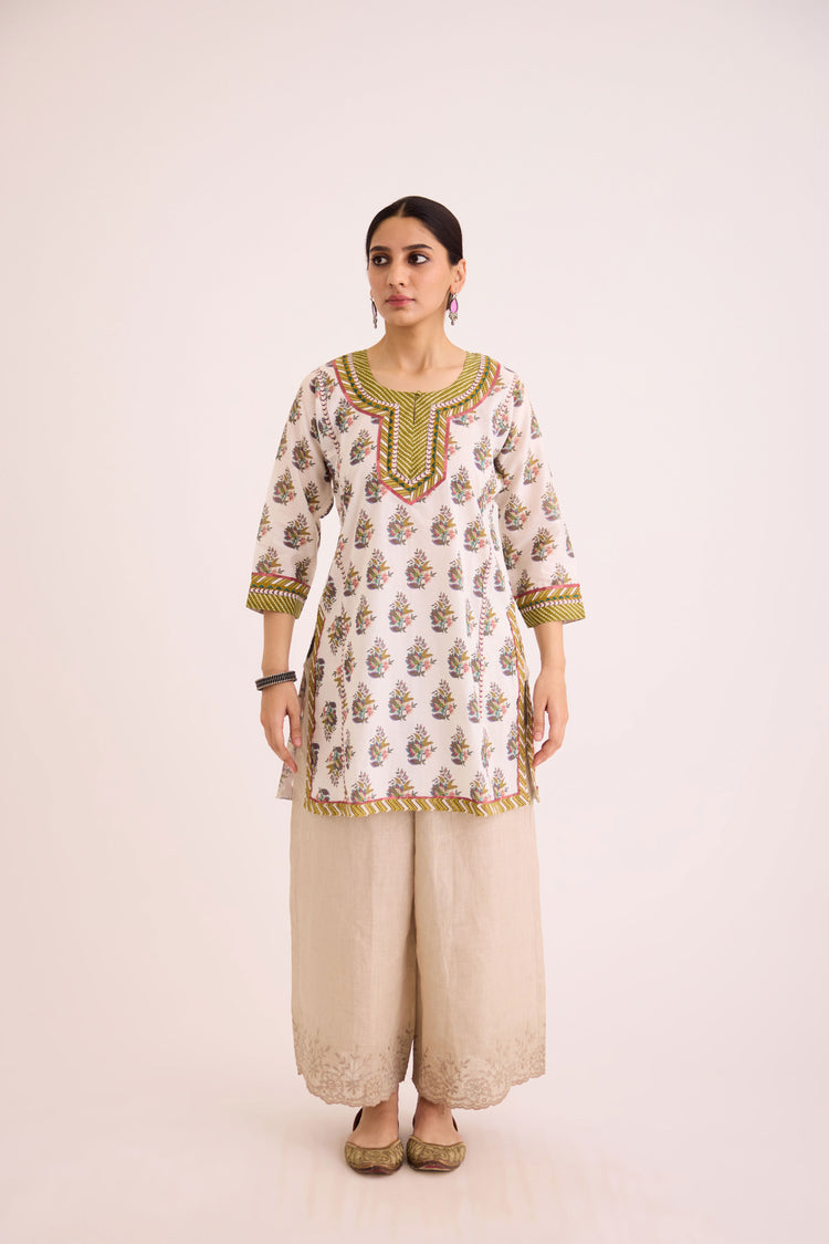 Rozana Kurti White Green (9612418711851)