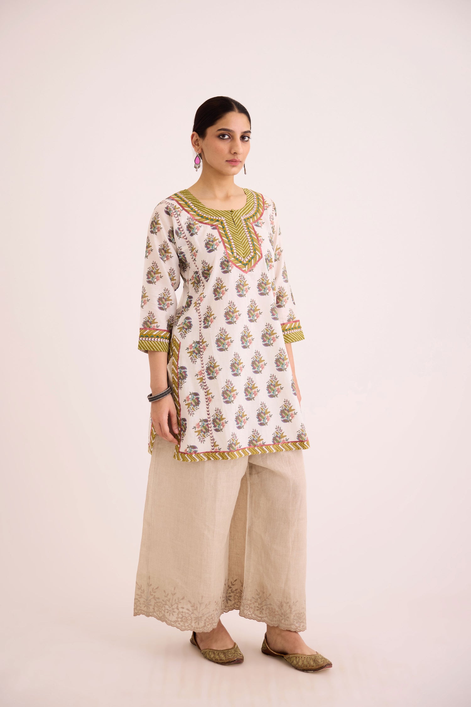 Rozana Kurti White Green (9612418711851)