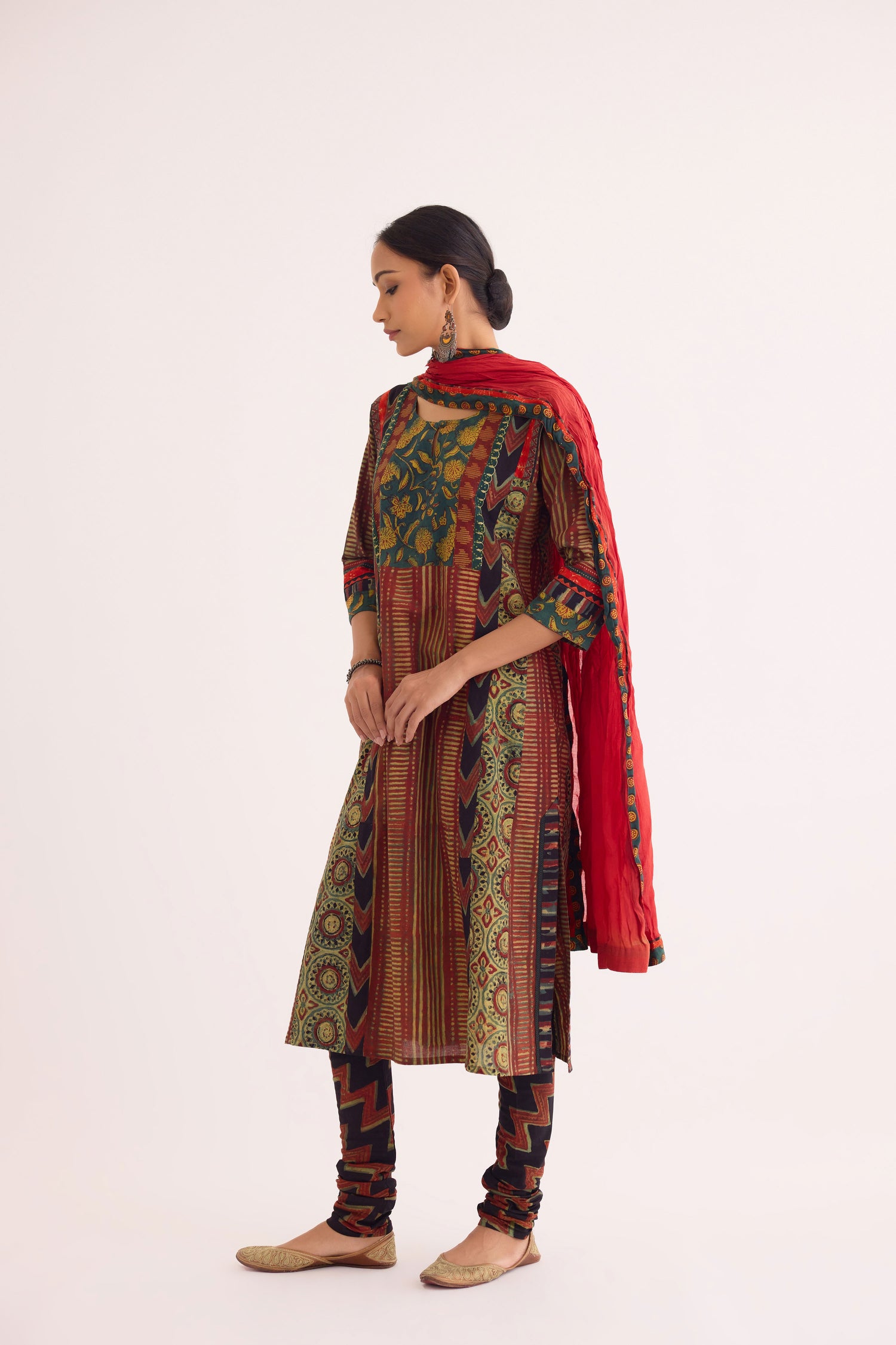 Rozana Dupatta Rust (9629343580459)