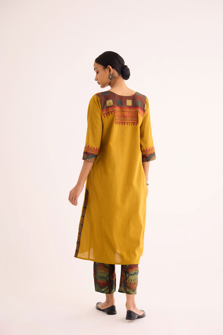 Rozana Kurta Ochre (9610223976747)