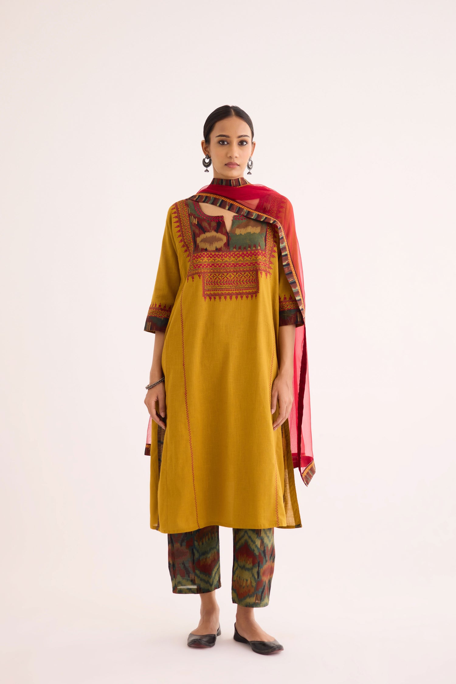 Rozana Kurta Ochre (9610223976747)