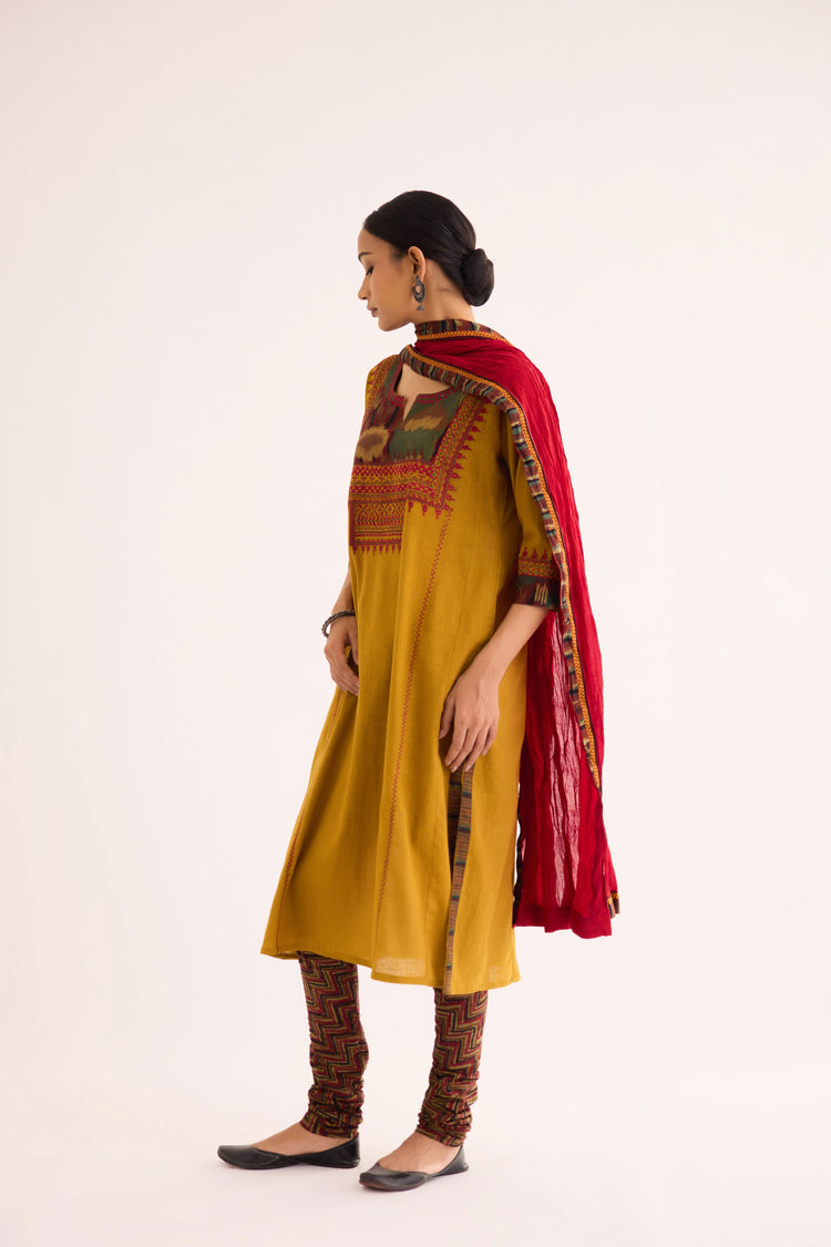 Rozana Kurta Ochre (9610223976747)