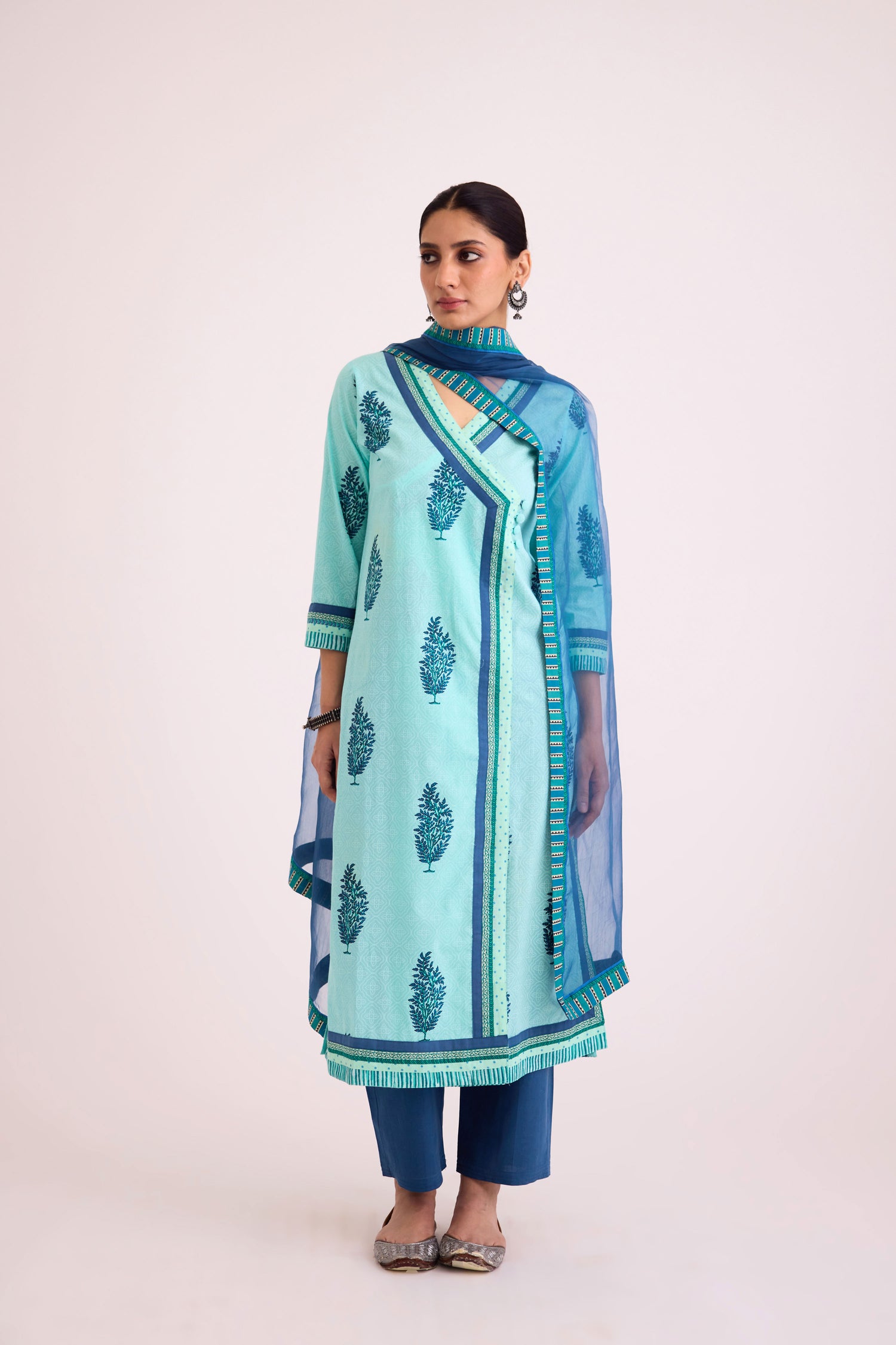 Medh Dupatta Light Blue (9630505271595)