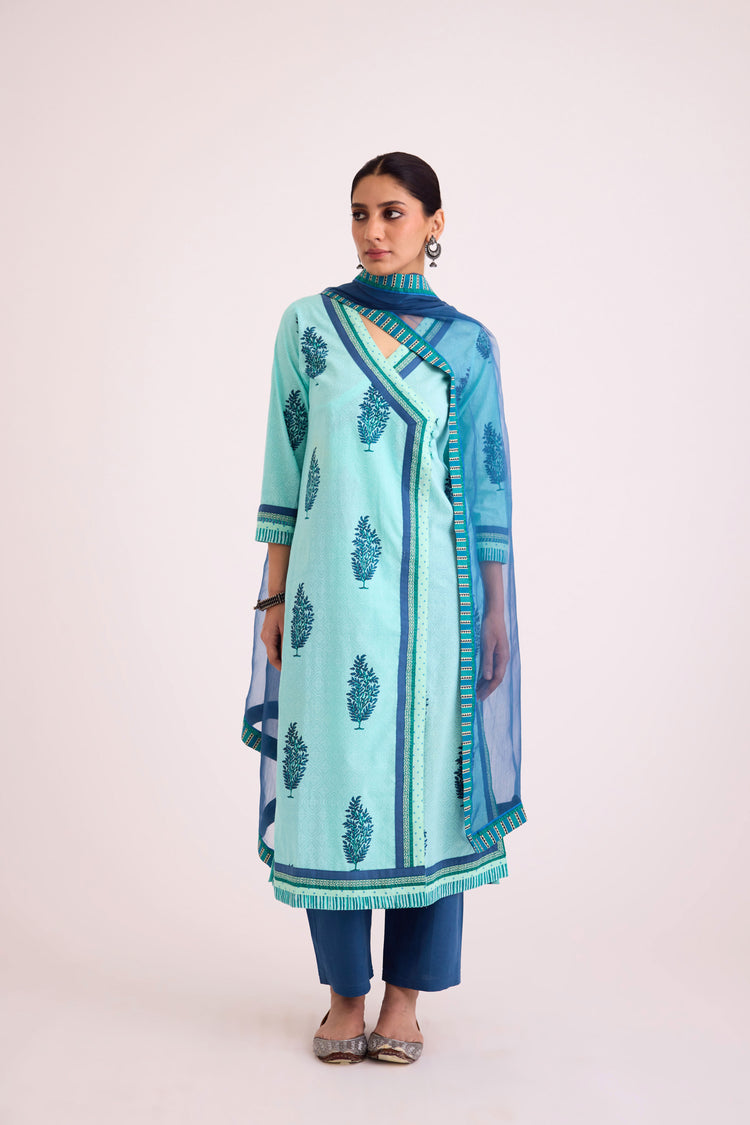 Medh Dupatta Light Blue (9630505271595)