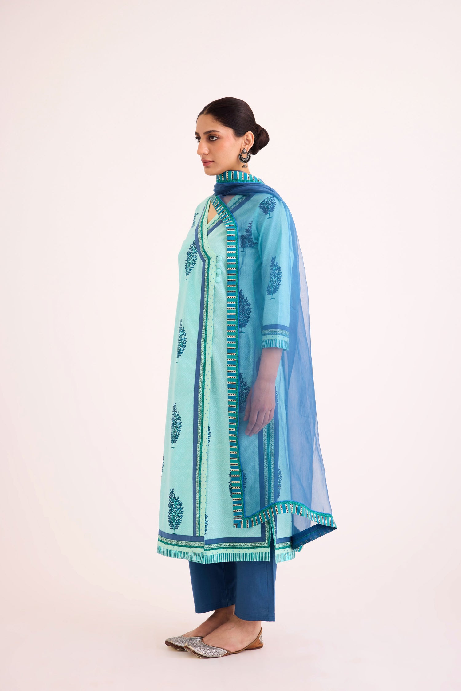 Medh Dupatta Light Blue (9630505271595)