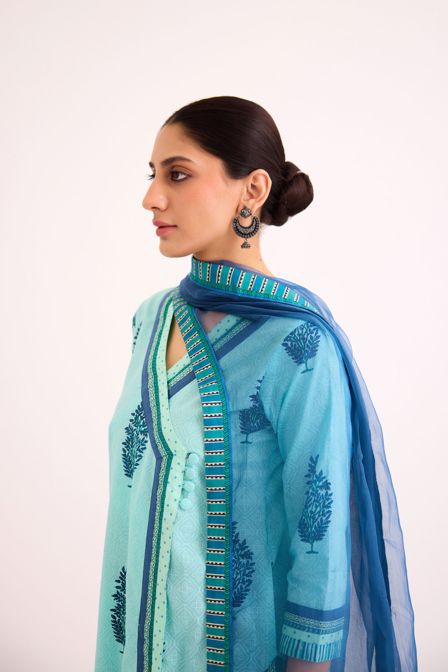 Medh Dupatta Light Blue (9630505271595)