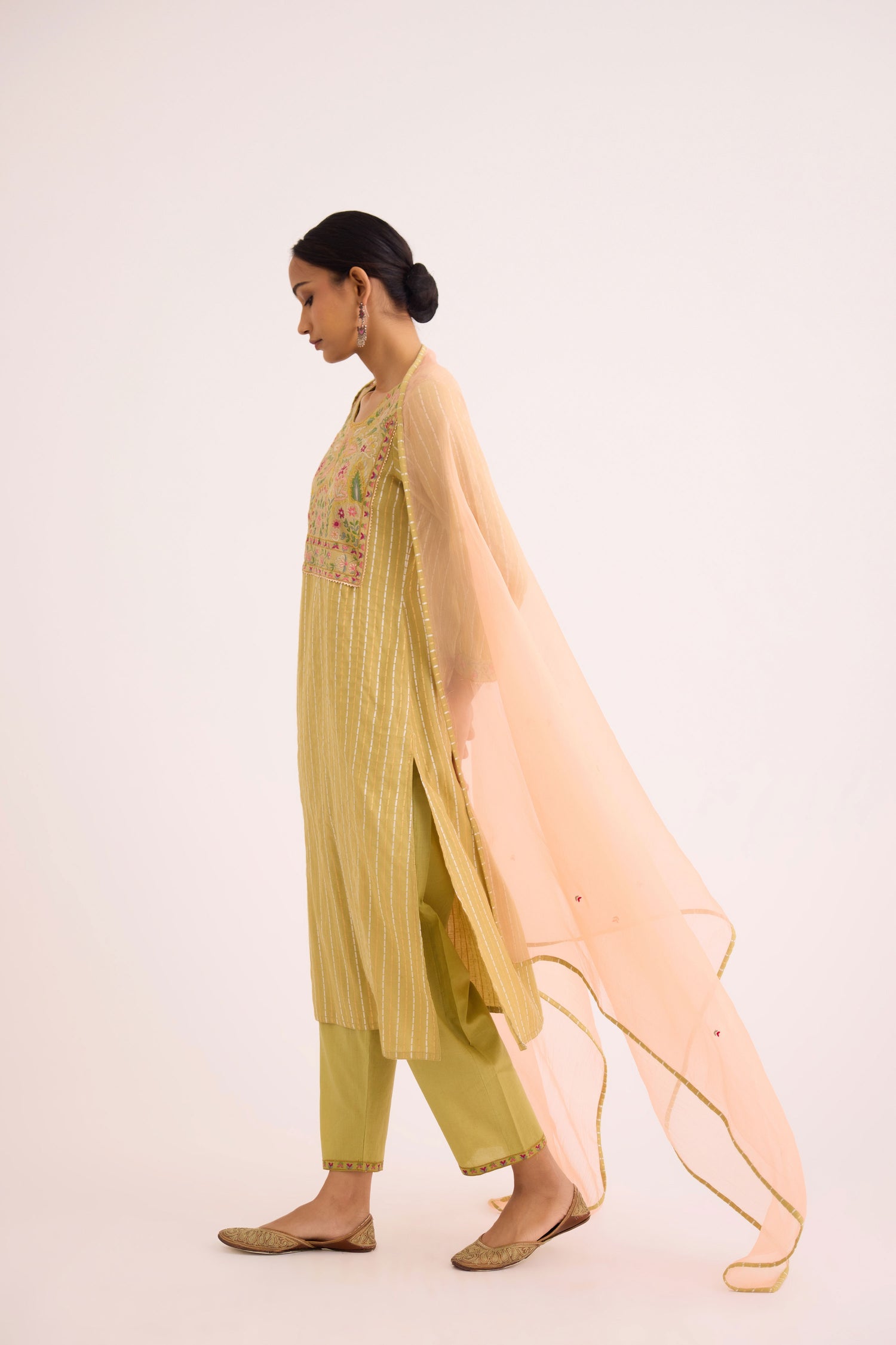 Idaya Dupatta Peach (9624672010539)