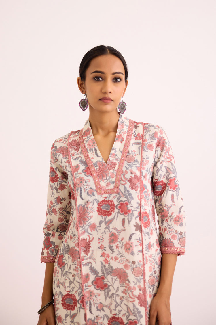 Daisy Kurta Cream Blush (9610258055467)