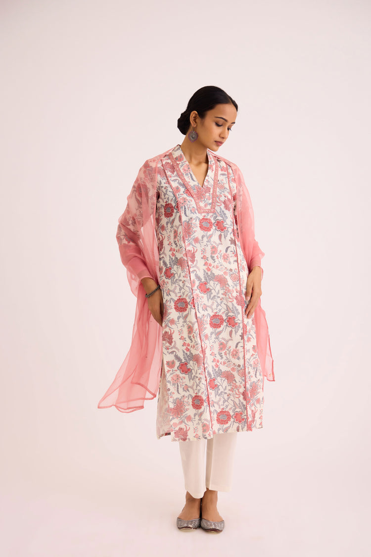 Daisy Kurta Cream Blush (9610258055467)