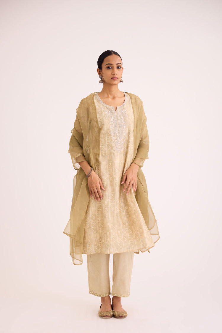 Elena Kurta Beige Light Green (9620220477739) (9620237549867)