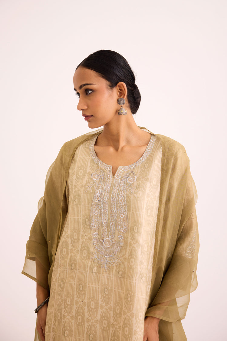 Elena Kurta Beige Light Green (9620220477739)