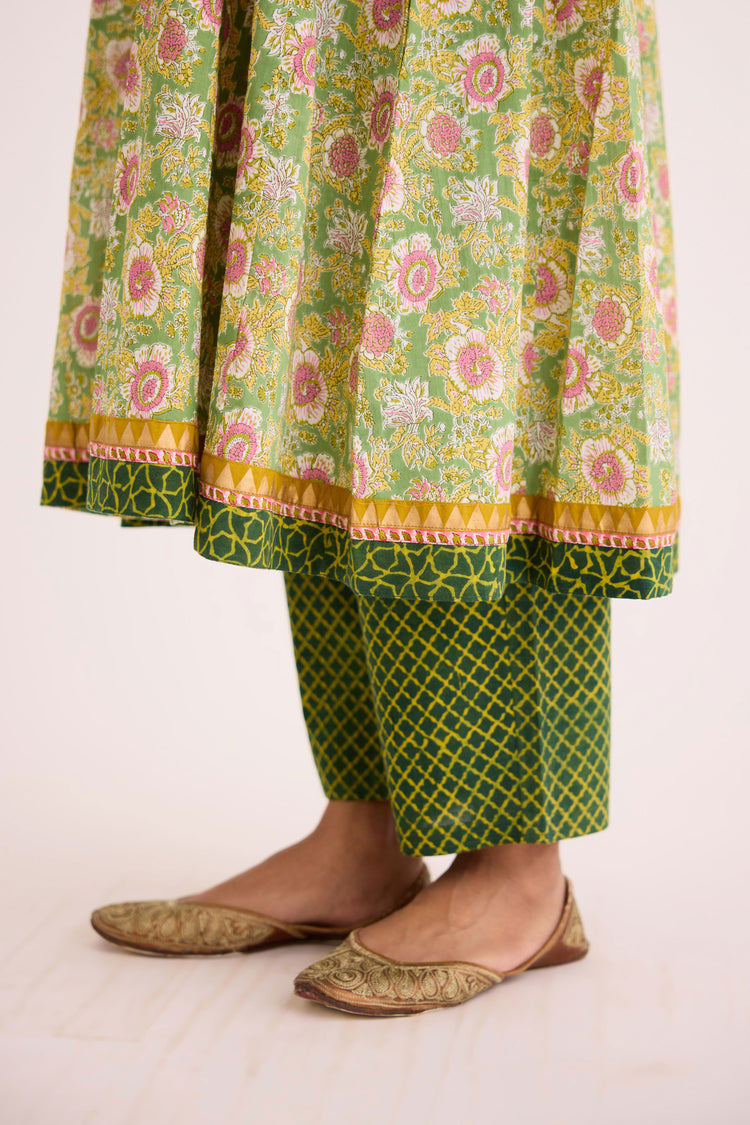 Rozana pant Green Yellow (9609930015019)