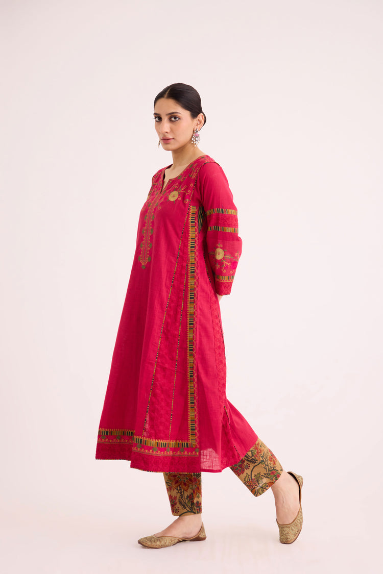 Bagh Kurta Pink (9610310156587)