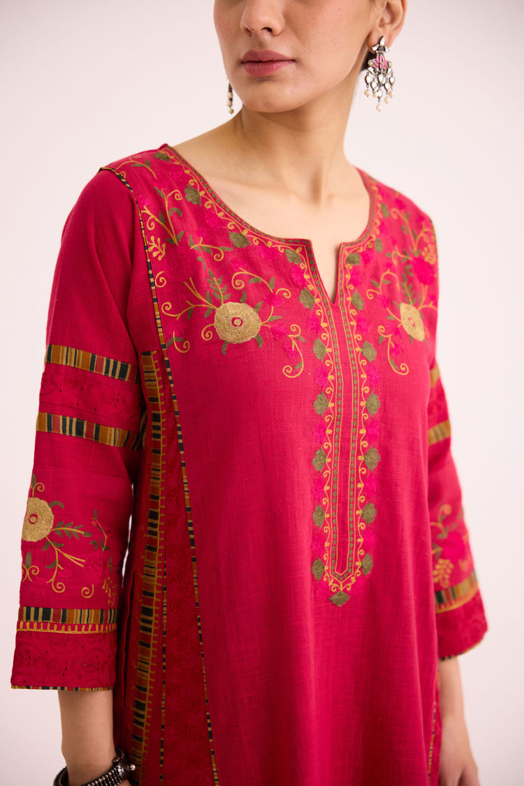 Bagh Kurta Pink (9610310156587)