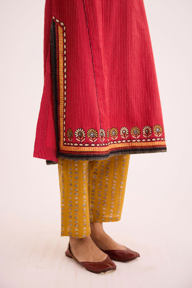 Rozana pant  Mustard (9629761896747)