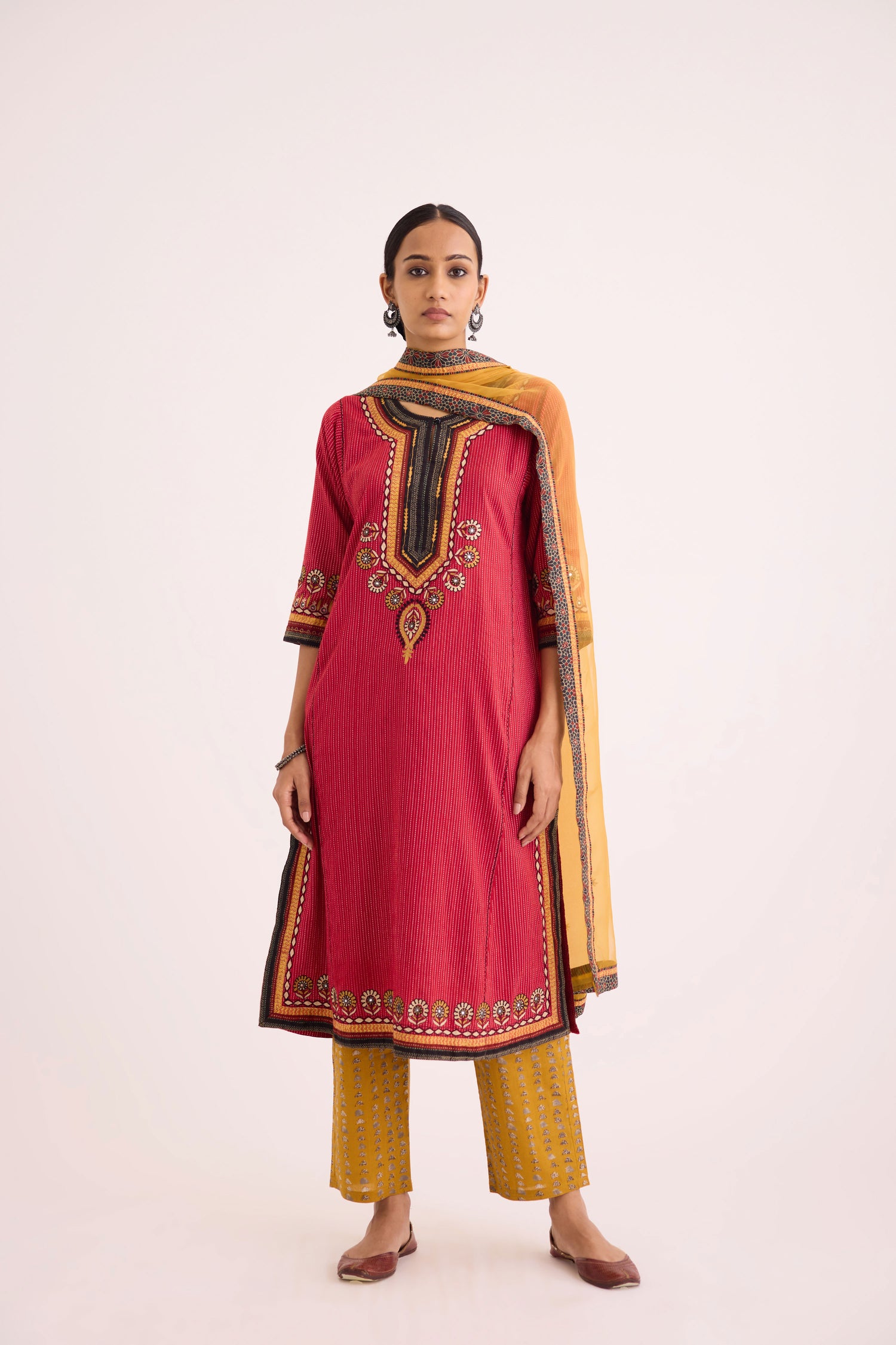 Medh Dupatta Mustard (9629780214059)