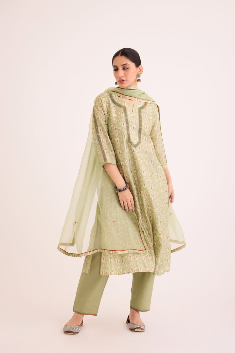 Aruni Dupatta Sage Green (9602692809003)