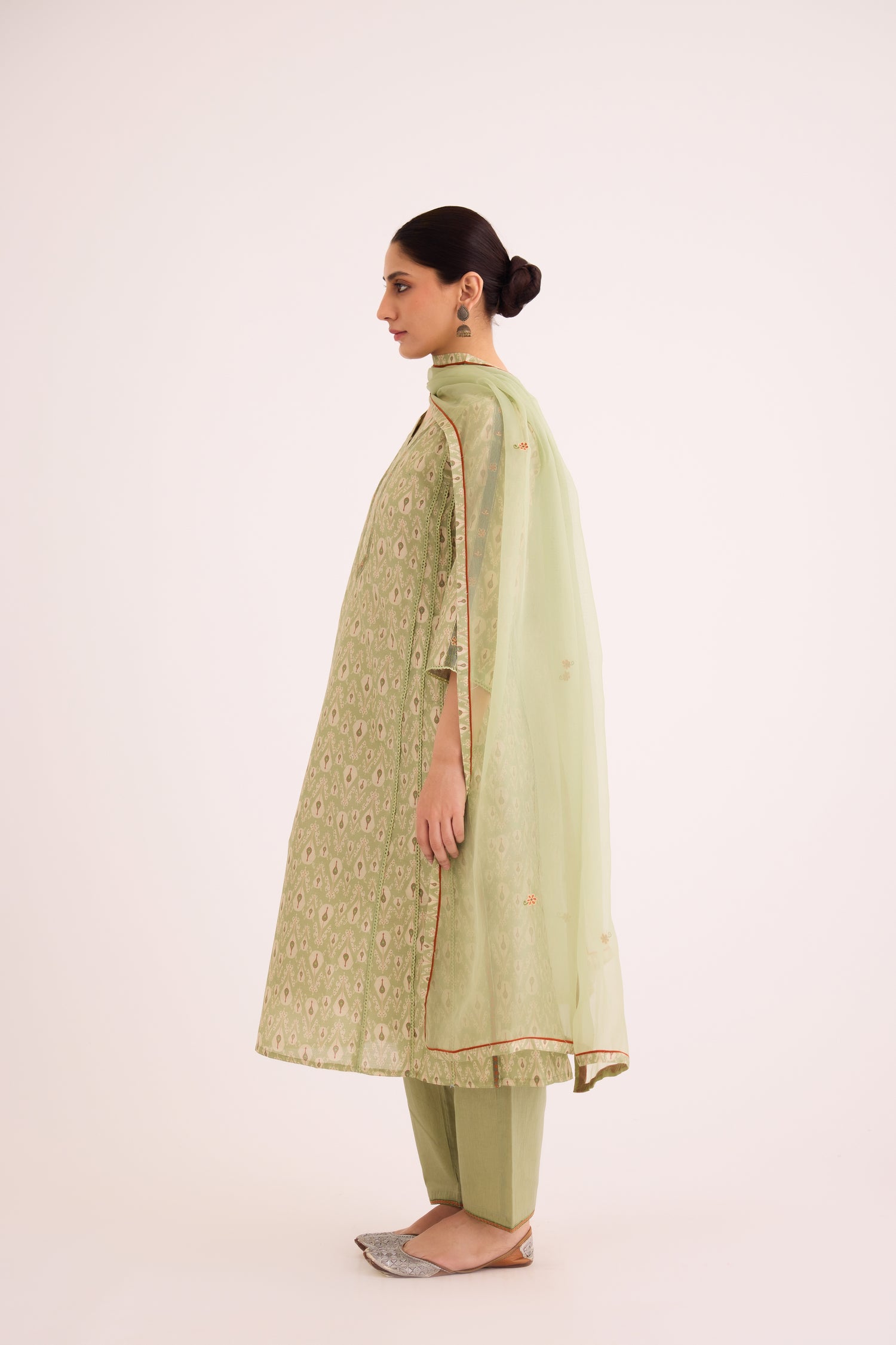 Aruni Dupatta Sage Green (9602692809003)