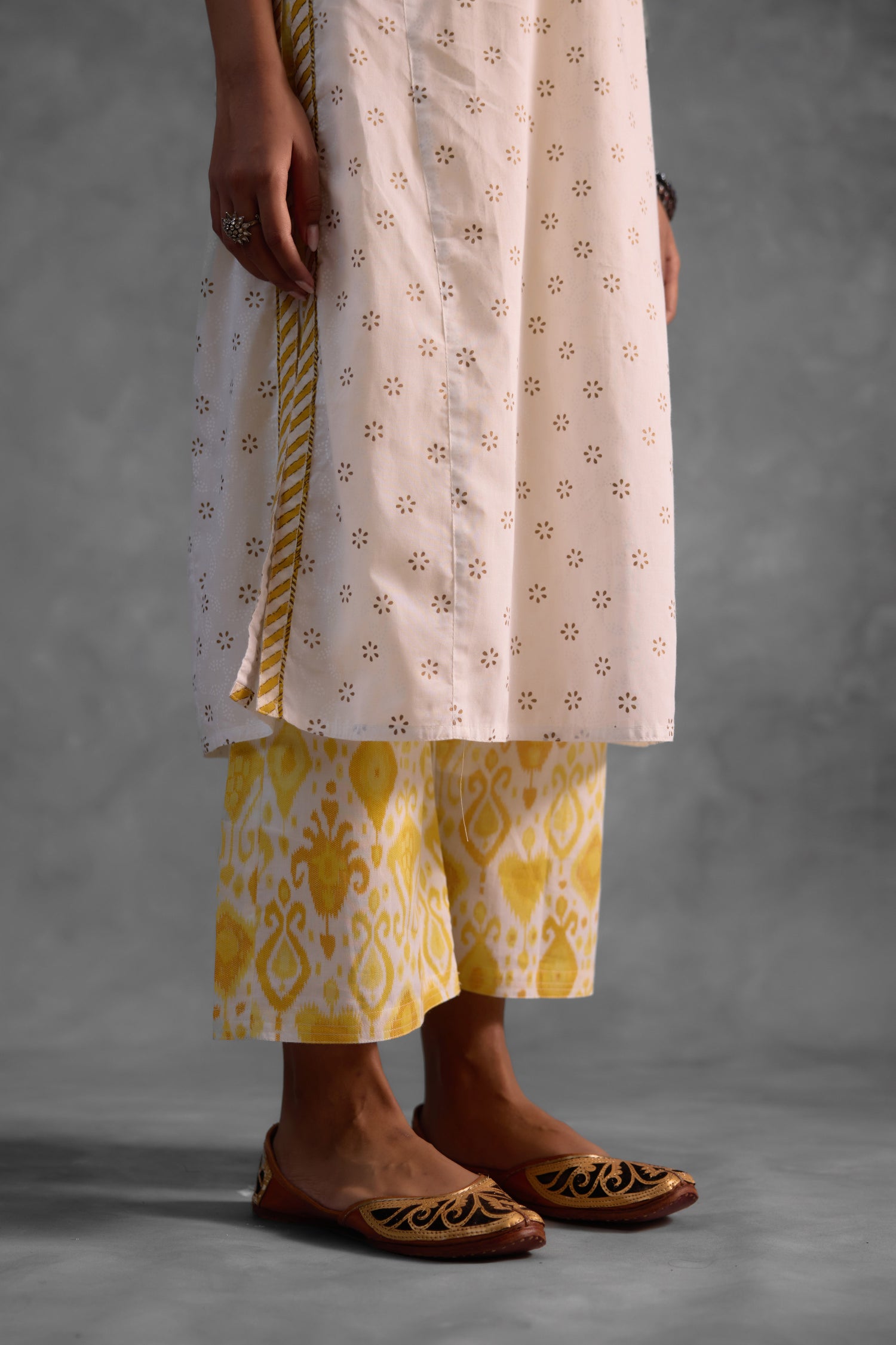 Rozana  Pant Yellow (9838451884331)