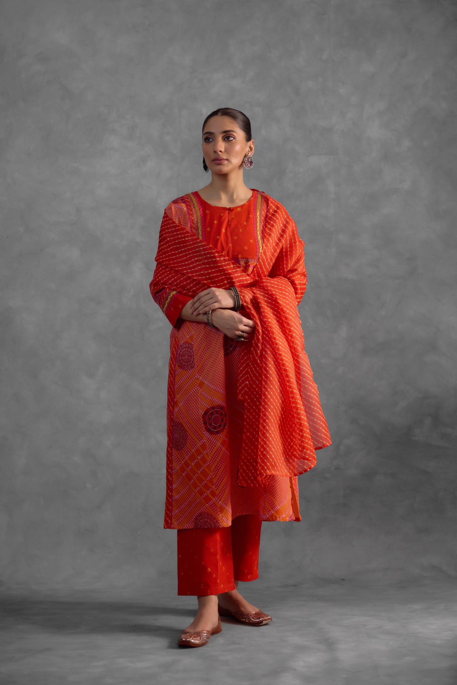 Rozana Kurta Orange (9850824130859)