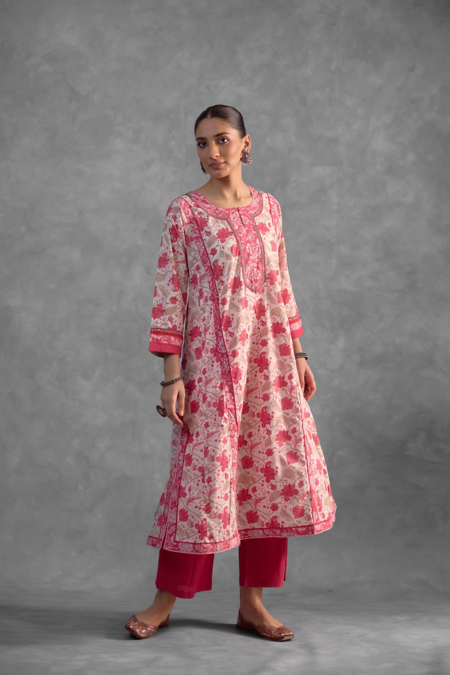 Choga Kurta Pink (Set of 3) (9839103836459)