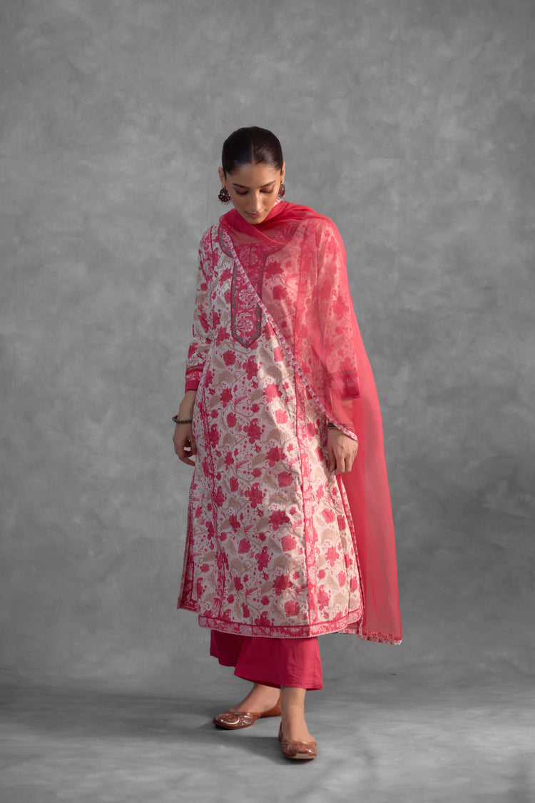 Choga Kurta Pink (Set of 3) (9839103836459)