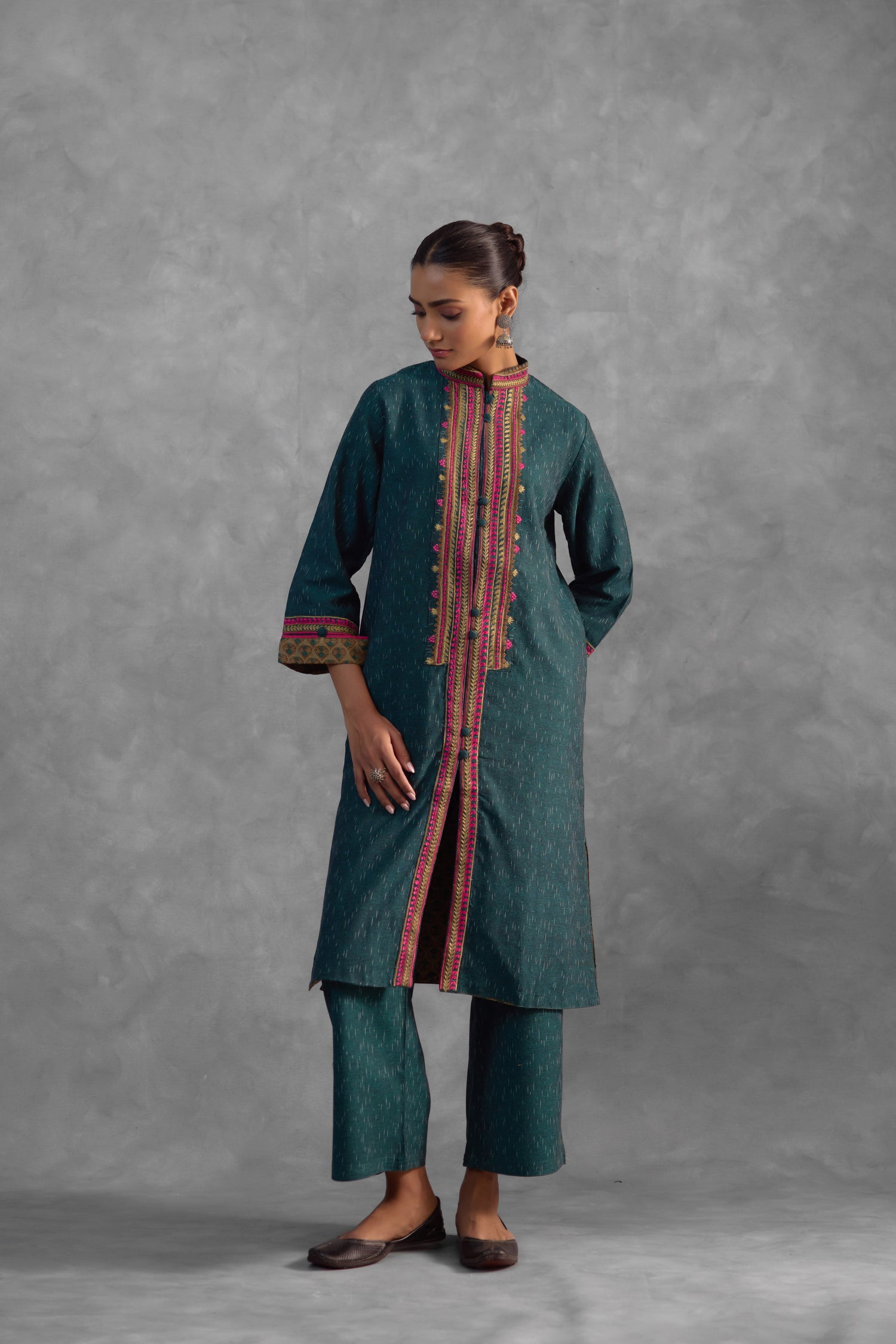 Noori Co-ord Set Teal (9838030684459)