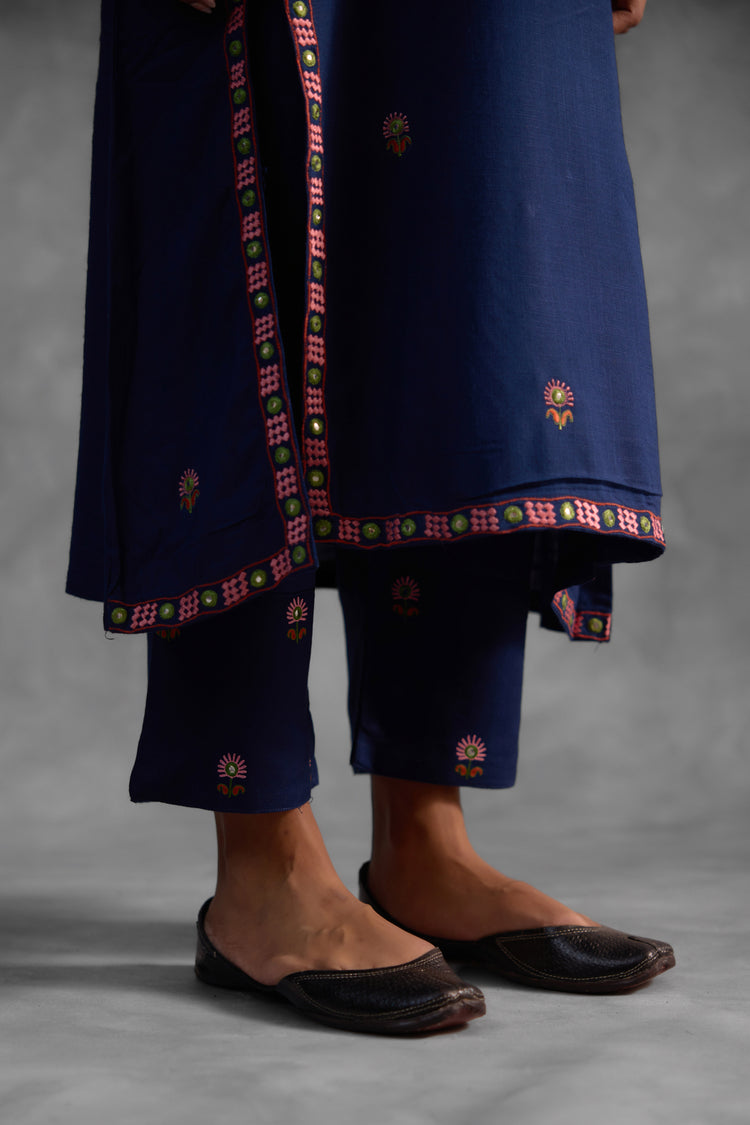 Noori Indigo Co-ord (9835491852587)