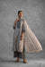 Rozana Kurta Off White Steel Grey  (Set of 2) (9839492038955)