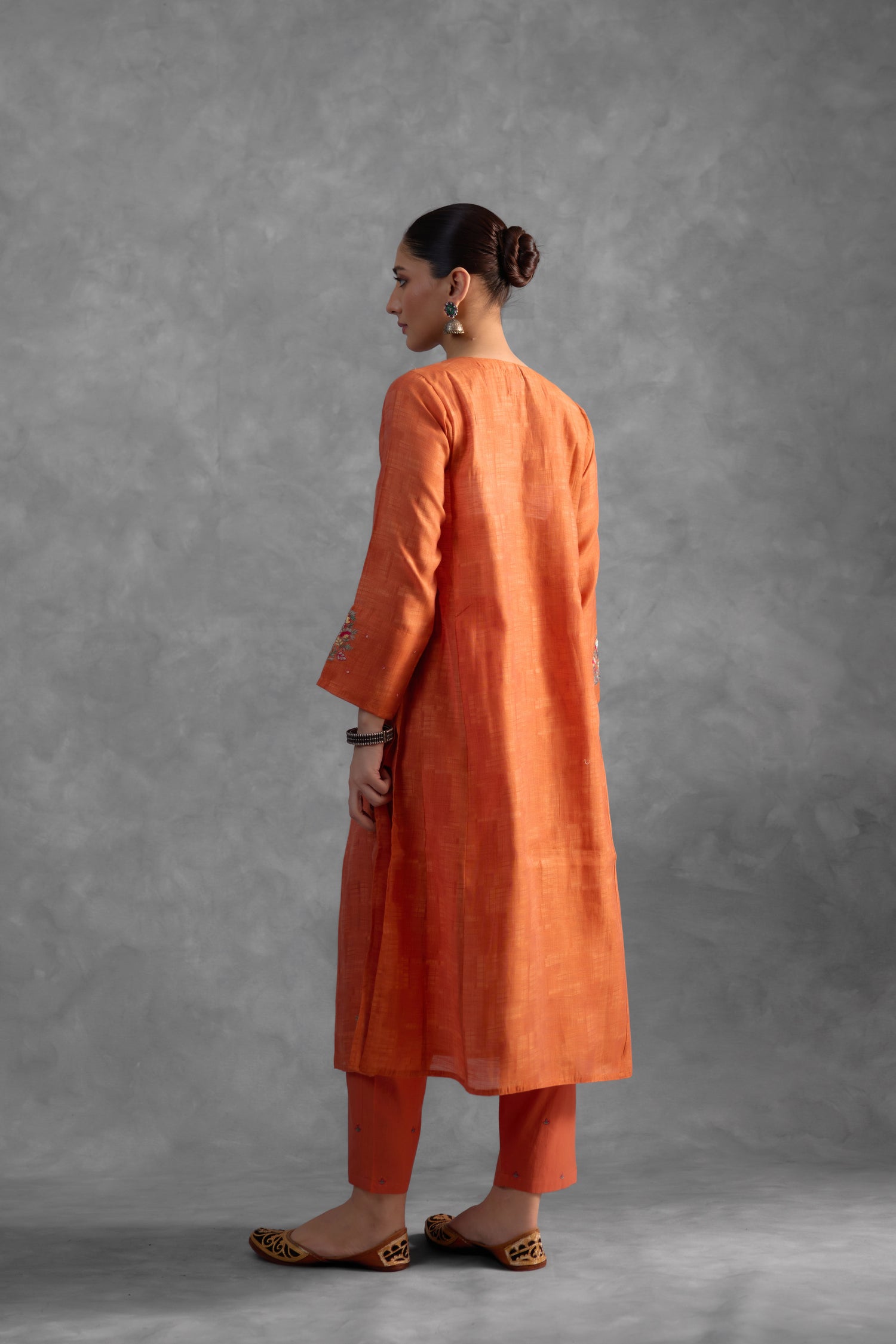 Tulsi Rust Kurta (Set of 3) (9835499421995)