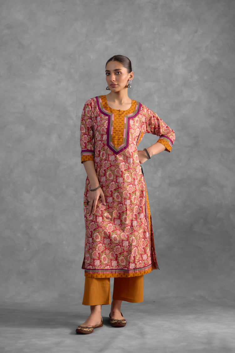 Anu Kurta Red (Set of 2) (9838311506219)