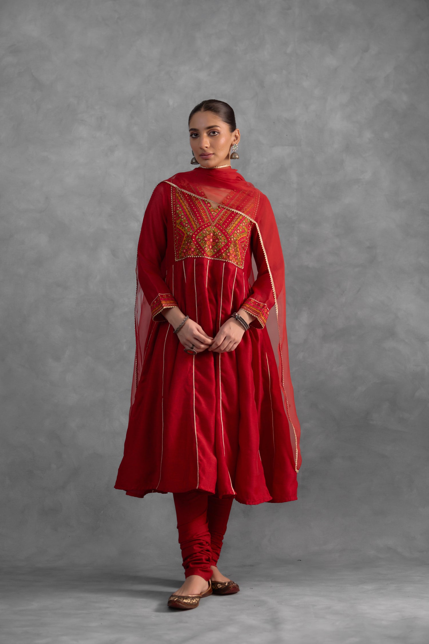 Kia Red Kurta (9834926997803)