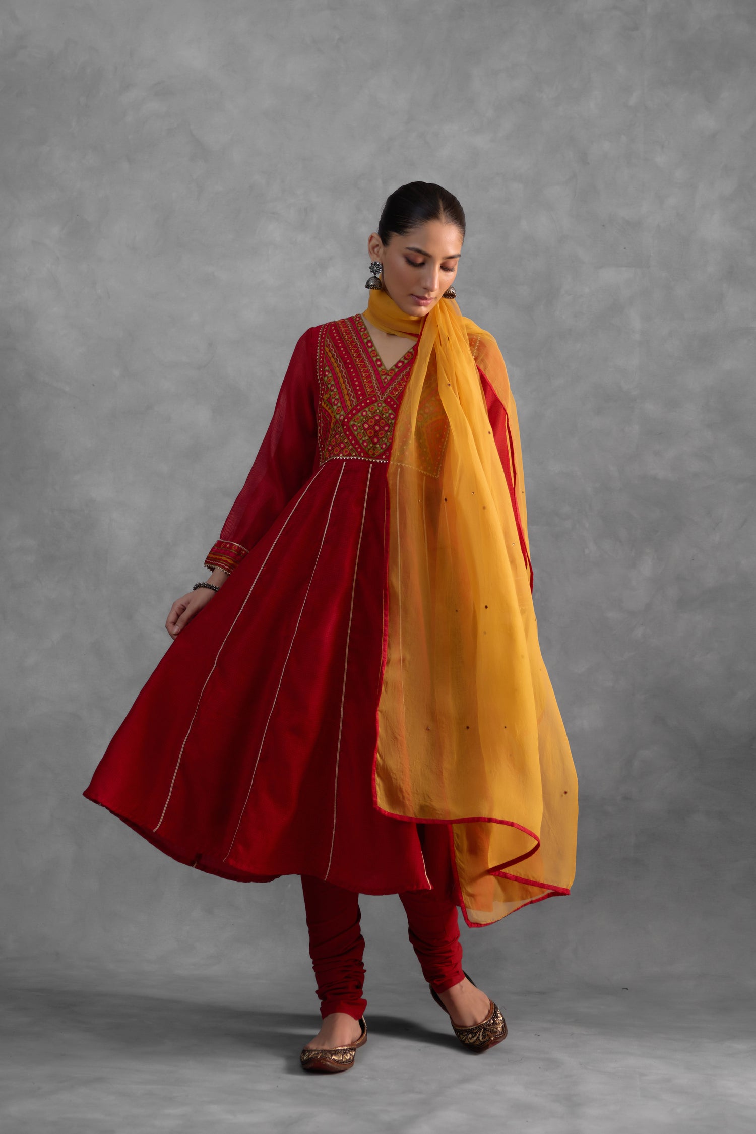 Kia Red Kurta (9834926997803)