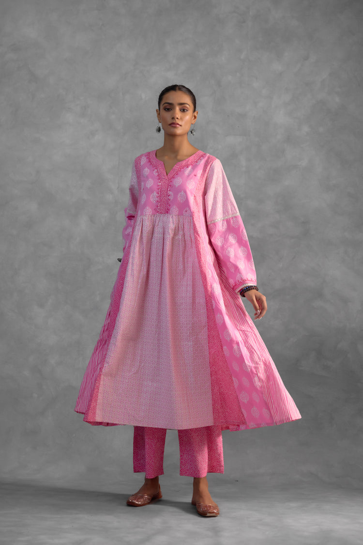 Dreamy Pink Kurta (Set of 2) (9835516363051)