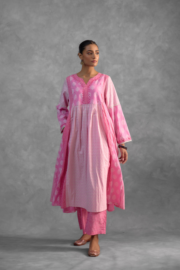 Dreamy Pink Kurta (Set of 2) (9835516363051)