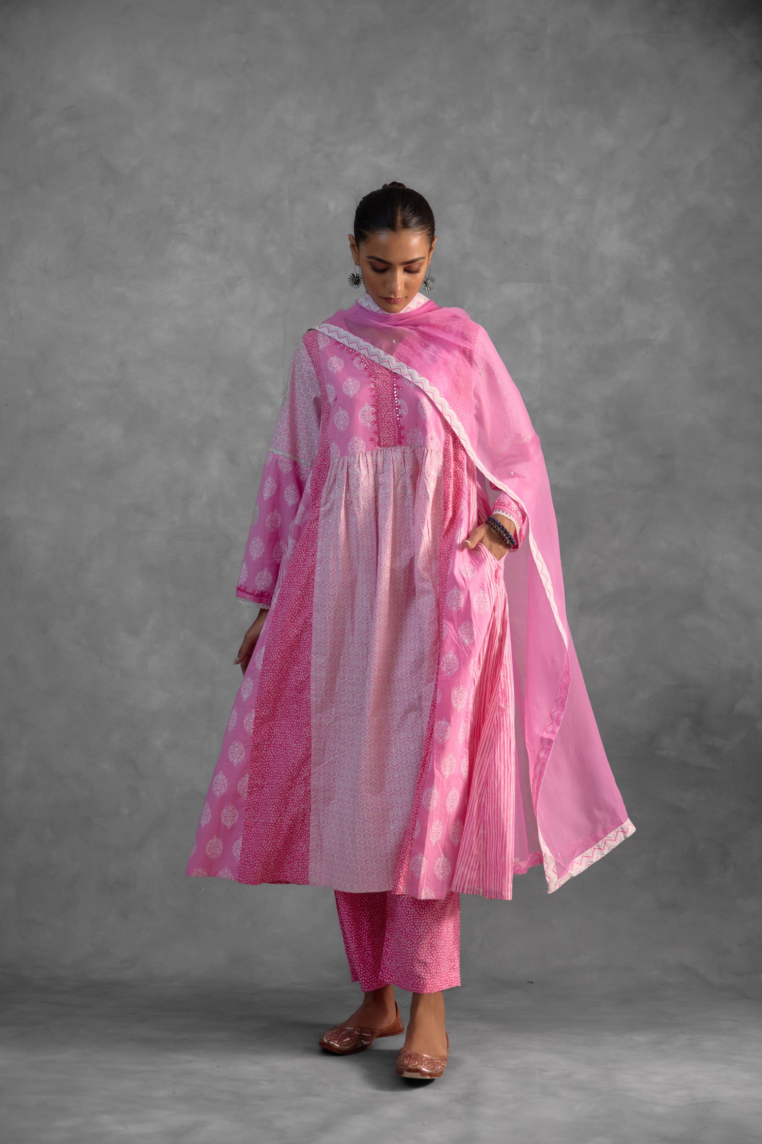 Dreamy Pink Dupatta (9834934206763)