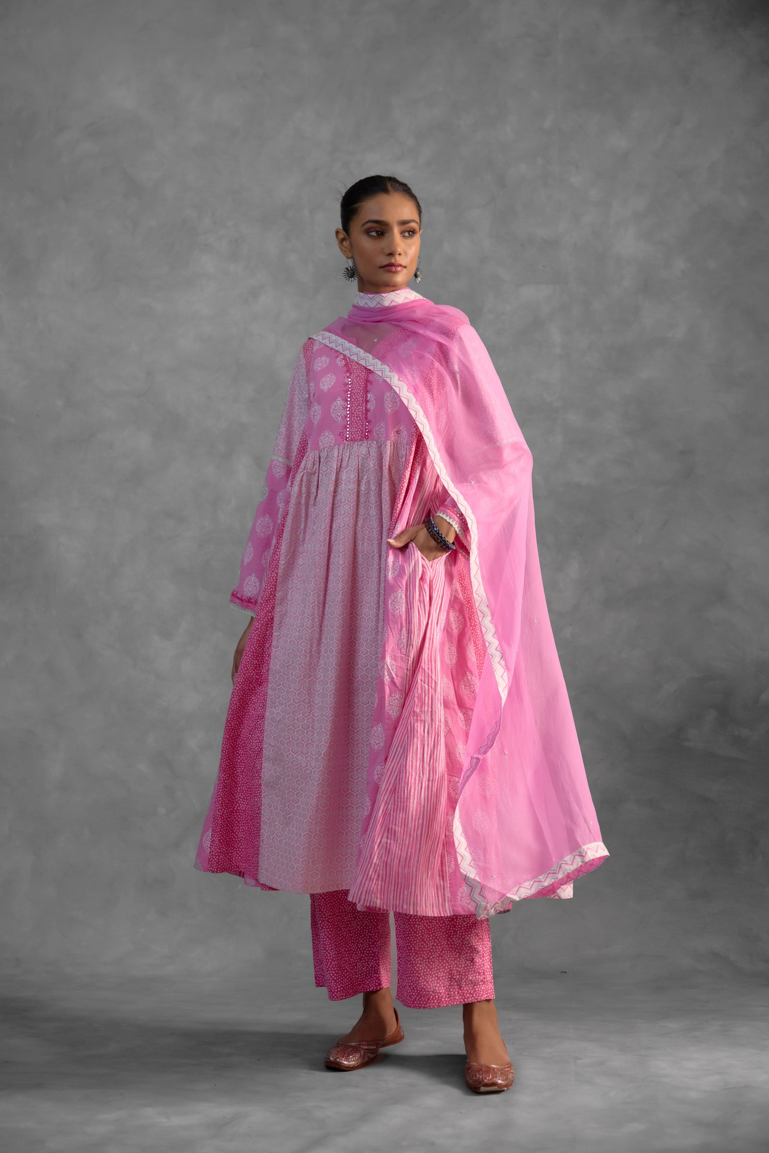 Dreamy Pink Kurta (Set of 2) (9835516363051)