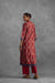 Collar Cotton Kurta Maroon (Set of 3) (9844931002667)