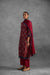 Collar Cotton Kurta Maroon (Set of 3) (9844931002667)