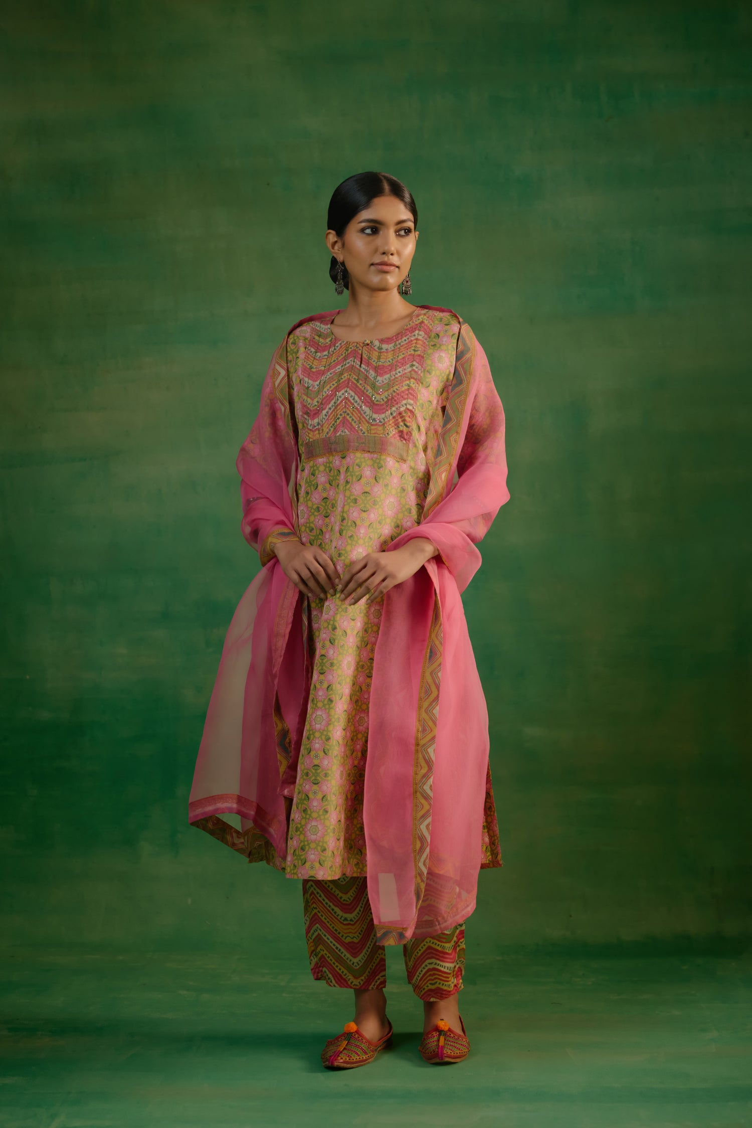 Medh Dupatta Pink (9819250688299)