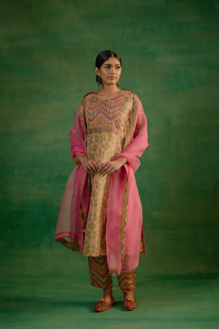 Medh Dupatta Pink (9819250688299)