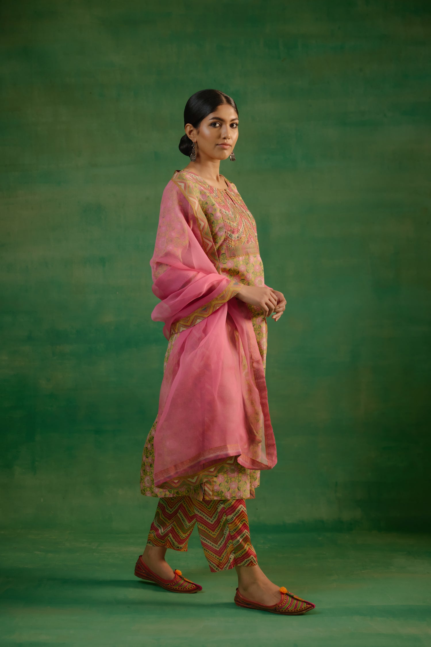 Medh Dupatta Pink (9819250688299)